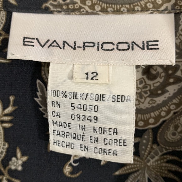 Evan Picone 100% Silk blouse, Size 12, great condition - Picture 2 of 6